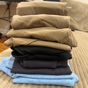 Yoga exercise activewear bra/ top leggings sets size S